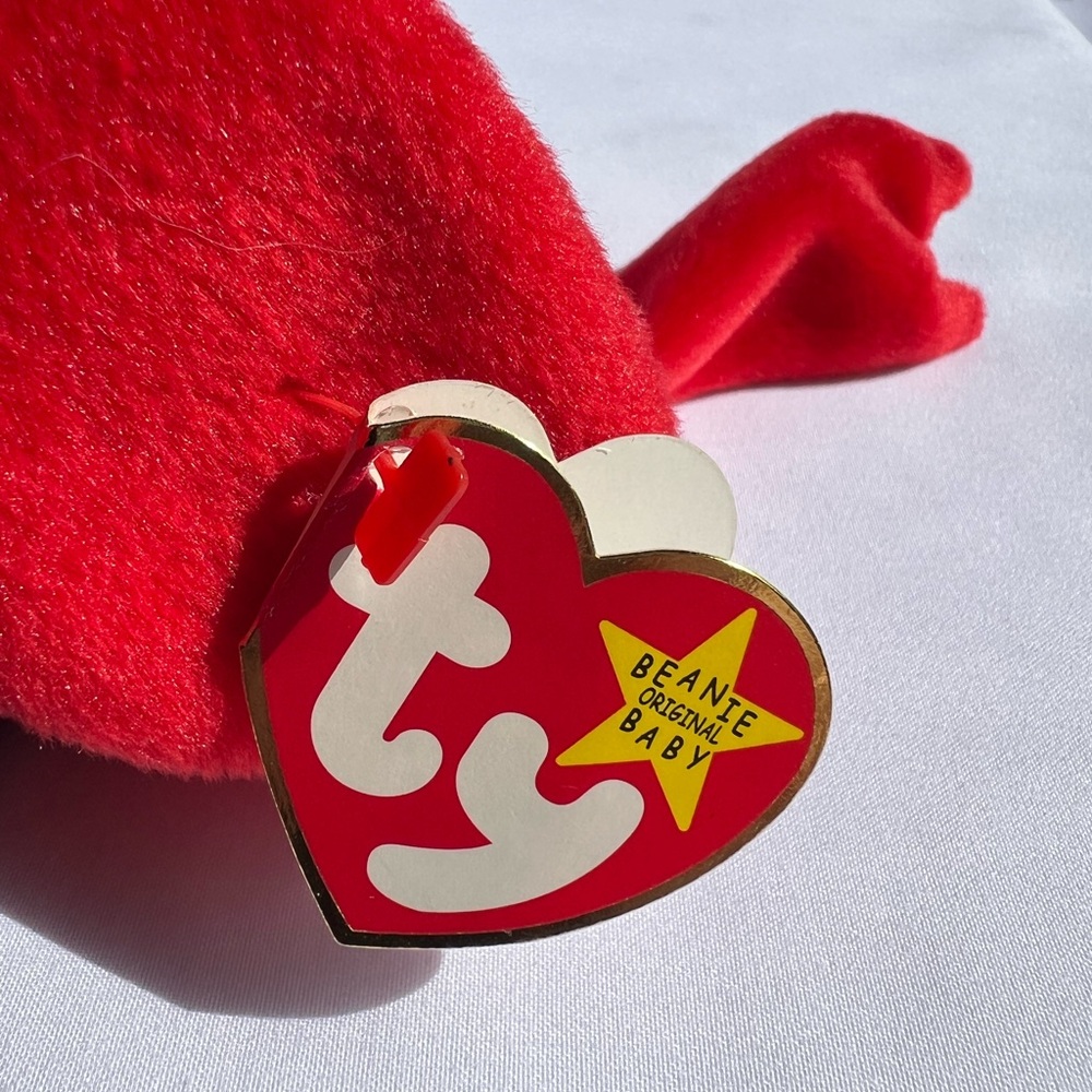 TY Beanie Babies – Mac the Cardinal, P.V.C. Pellets With 12 Errors - Picture 5 of 13